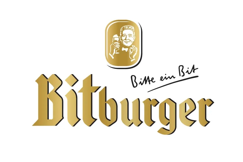 Bitburger Brauerei logo, a historic family-owned brewery from Rhineland-Palatinate, Germany, established in 1817 with renowned non-alcoholic beers.