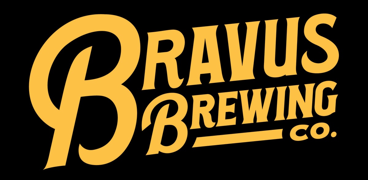 Bravus Brewing logo, a pioneering non-alcoholic craft brewery founded in Anaheim, California, innovating with a unique alcohol-free brewing method.