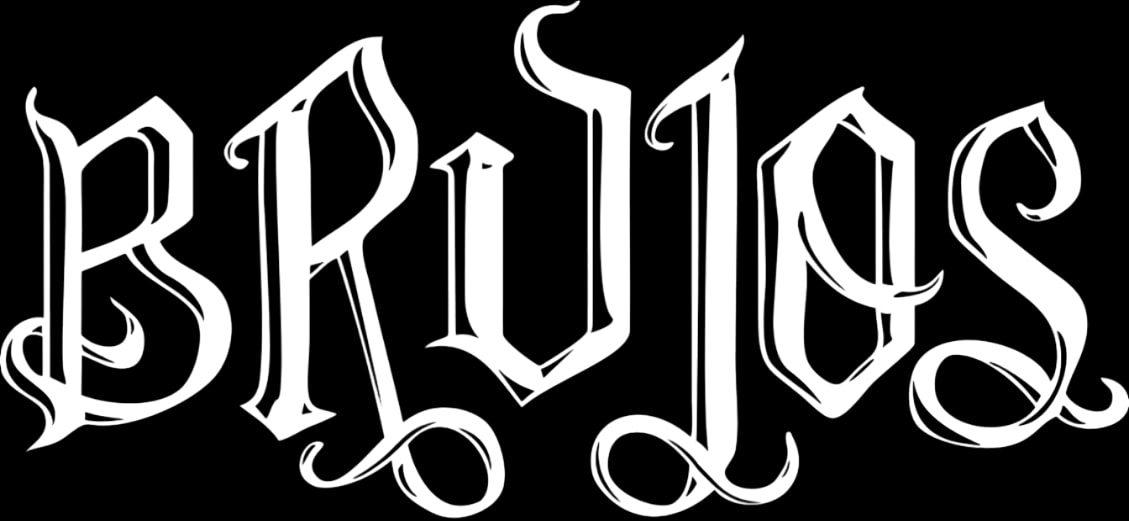 Brujos Brewing logo from Portland, Oregon, founded by Sam Zermeño with a gothic occult-inspired taproom and a passion for non-alcoholic beer.