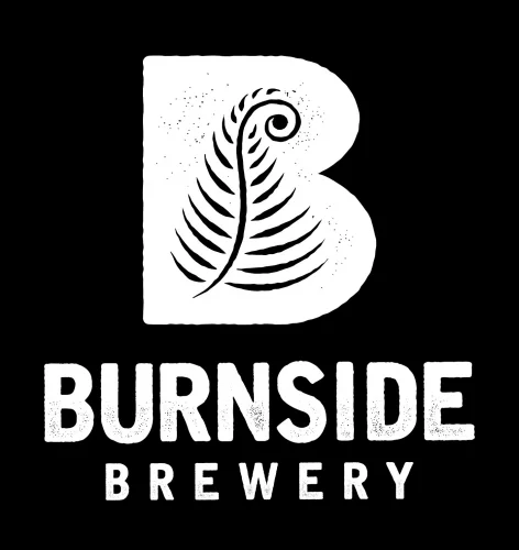 Burnside Brewery logo, a craft brewery from Dumbarton, Scotland specializing in natural non-alcoholic and zero-alcohol beers since 2025.