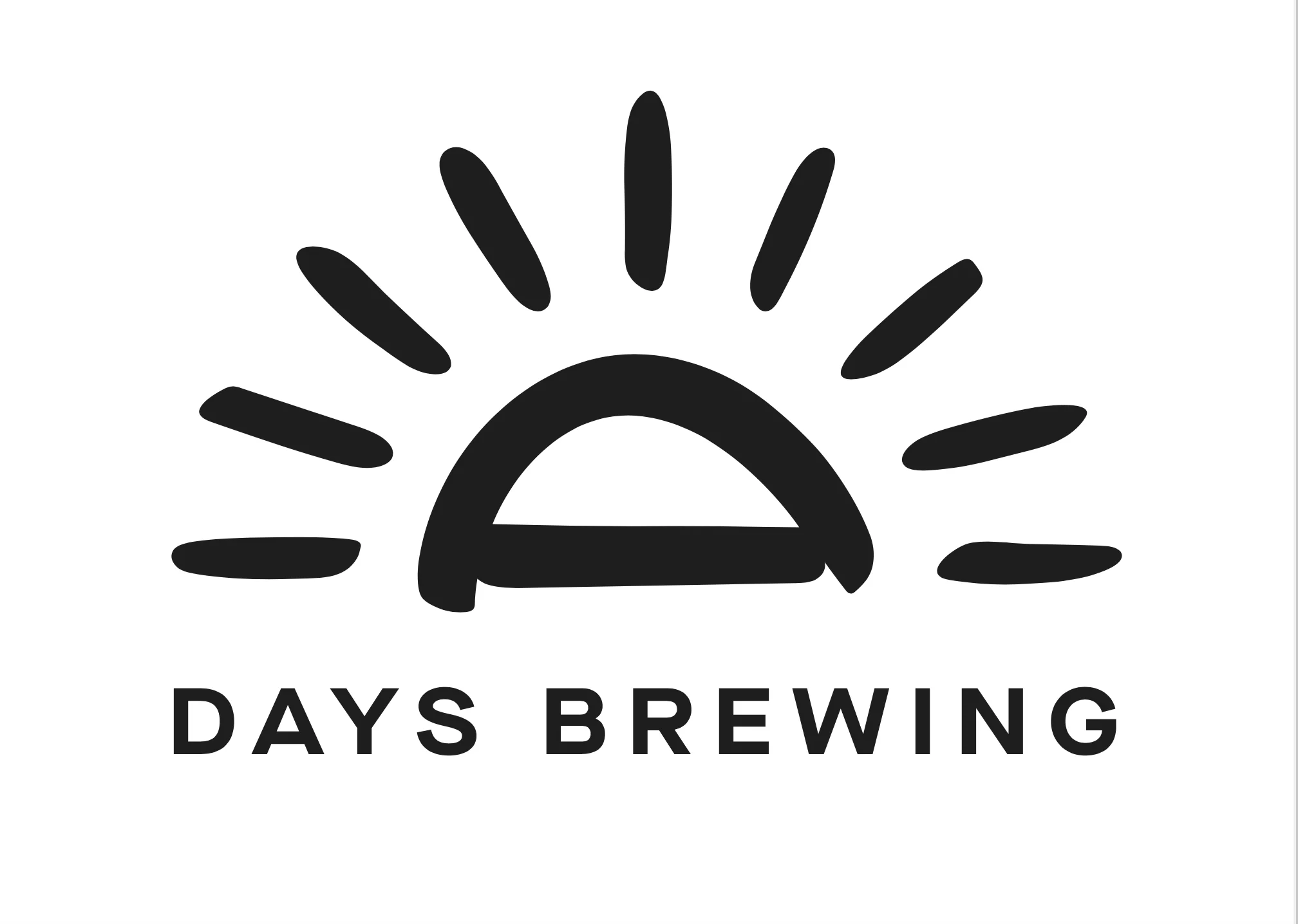 Days Brewing Co logo, a Scottish brewery founded in 2020, specializing in locally sourced, zero-alcohol beers.
