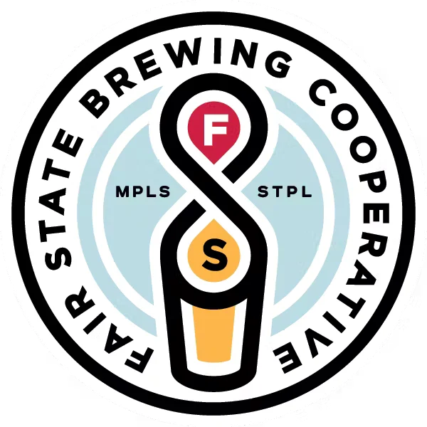 Fair State Brewing Cooperative logo, a Minnesota-based community-owned brewery known for its craft non-alcoholic beers and cooperative roots.