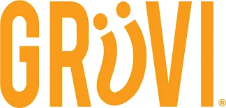 Grüvi logo representing an innovative Canadian non-alcoholic beverage brand founded by siblings in Ontario, specializing in alcohol-free beer and wine.