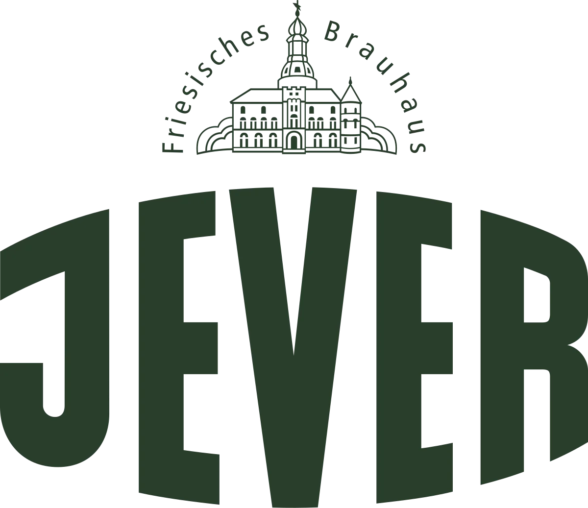 Jever logo - German brewery Friesisches Brauhaus zu Jever from Lower Saxony with a legacy since 1848 and their popular non-alcoholic beer Jever Fun