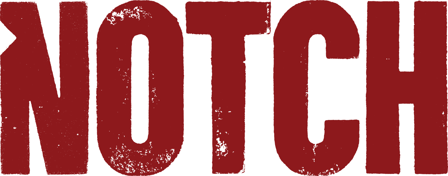 Notch Brewing logo – a Massachusetts-based brewery founded by Chris Lohring, focusing on non-alcoholic and session beers since 2010.