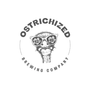 Ostrichized logo: A Minnesota-based craft non-alcoholic beer brand known for its innovative brewing process and inclusive ethos.