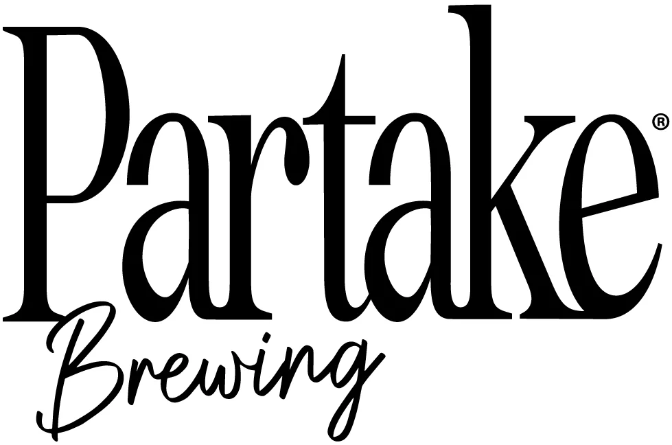Partake Brewing logo, a Canadian non-alcoholic beer brand founded in Alberta in 2017 by Ted Fleming, specializing in bold, low-calorie beers.