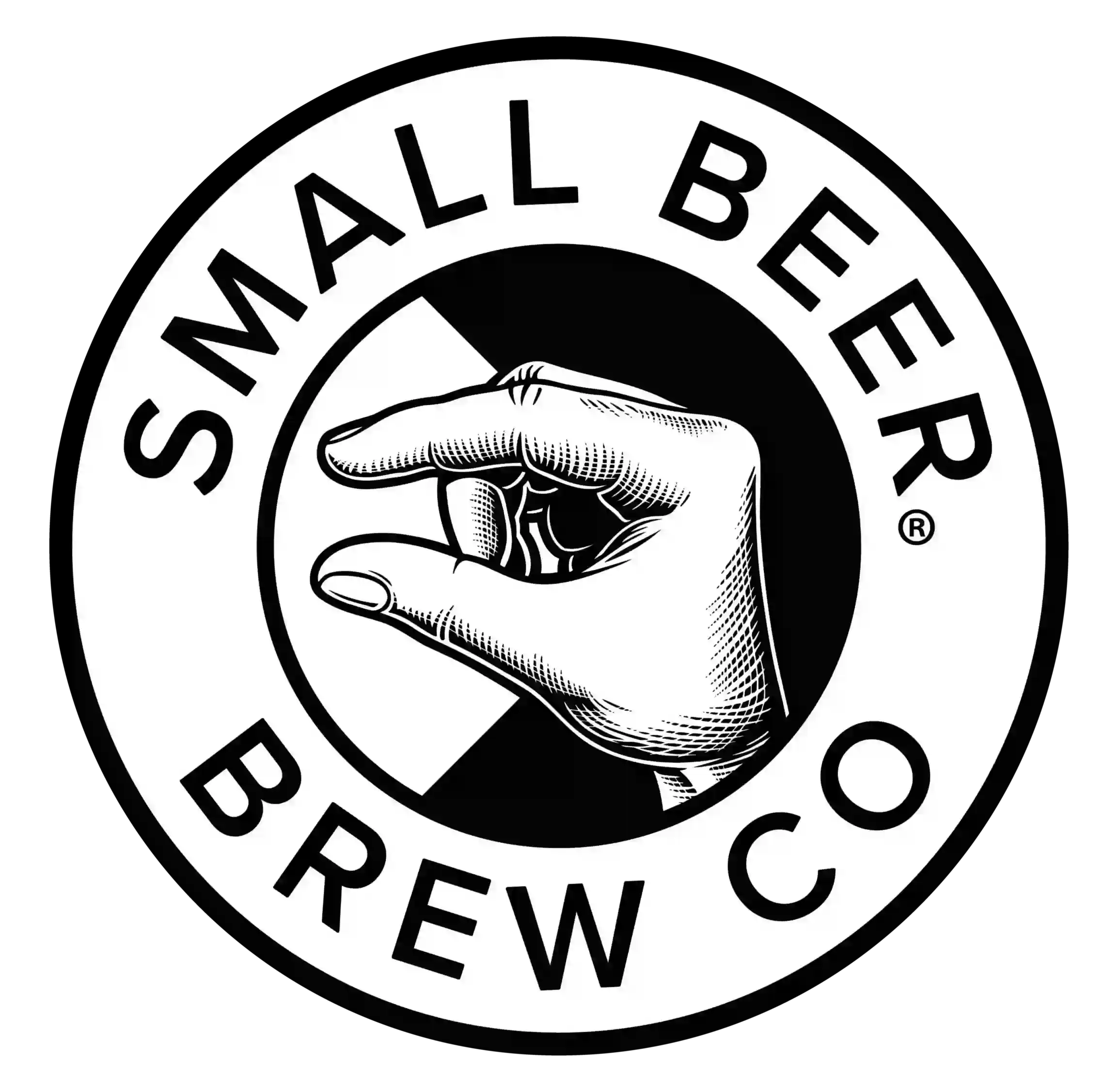Small Beer logo, a London-based brewery pioneering mid-strength beers under 2.8% alcohol with sustainable, vegan-friendly brewing practices.