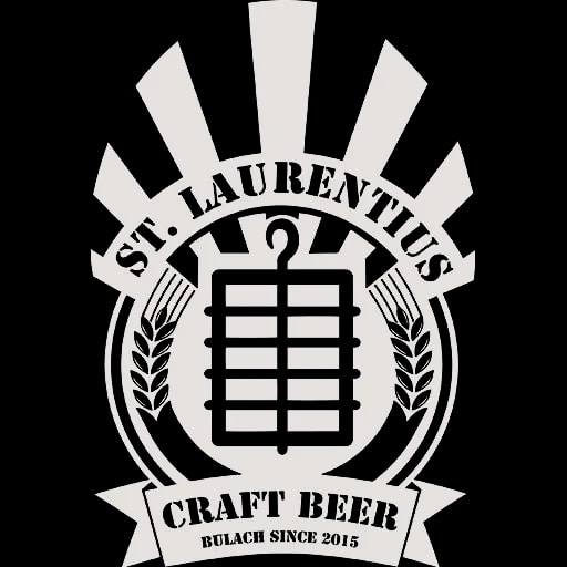 St. Laurentius logo representing a Swiss craft beer brewery from Bülach, Zurich, known for its alcohol-free and craft beers