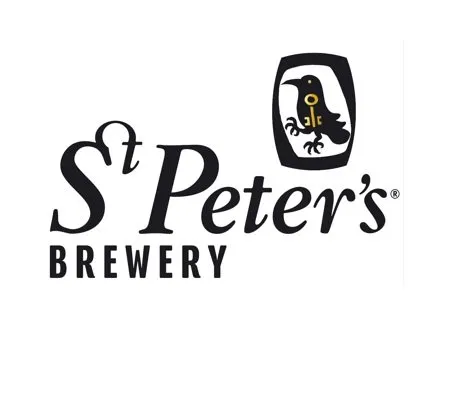 St. Peter's Brewery logo, a historic English craft brewery from Suffolk, producing quality non-alcoholic beer since 1996