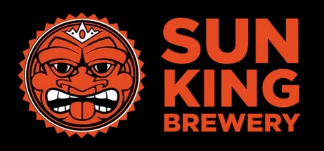 Sun King Brewery logo, an Indianapolis-based brewery founded in 2009, known for crafting flavorful non-alcoholic and craft beers.