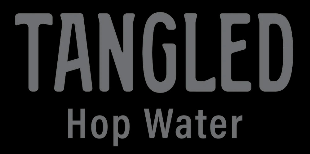 Tangled Beverages logo from British Columbia, Canada, creating zero-alcohol hop water inspired by craft beer by founder John Briner