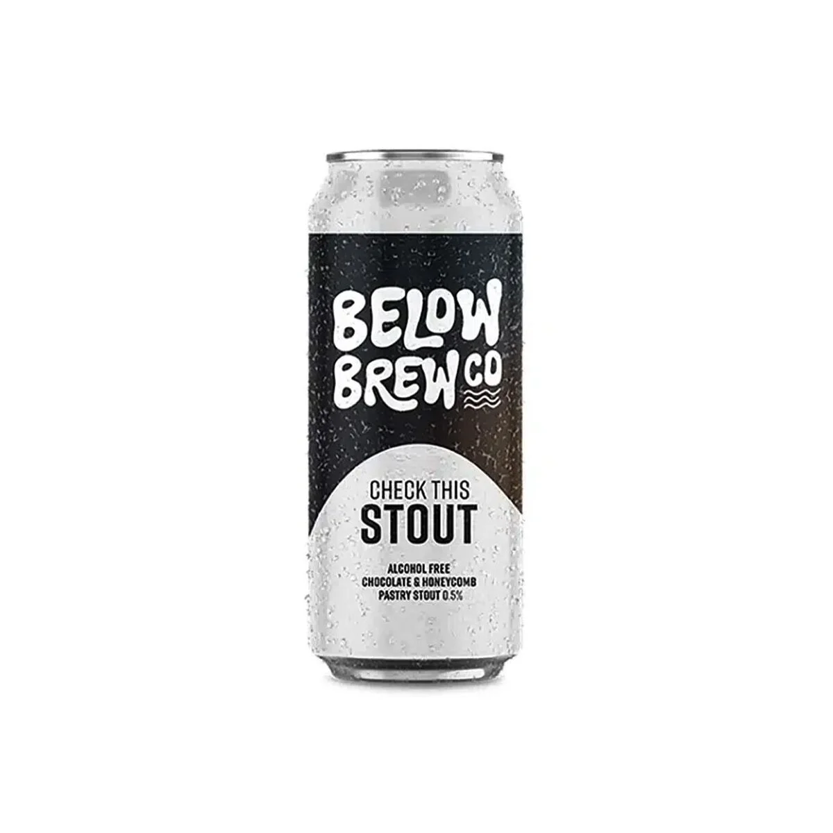 Check This Stout by Below Brew Co featuring rich chocolate and honeycomb flavors in a smooth alcohol-free beer
